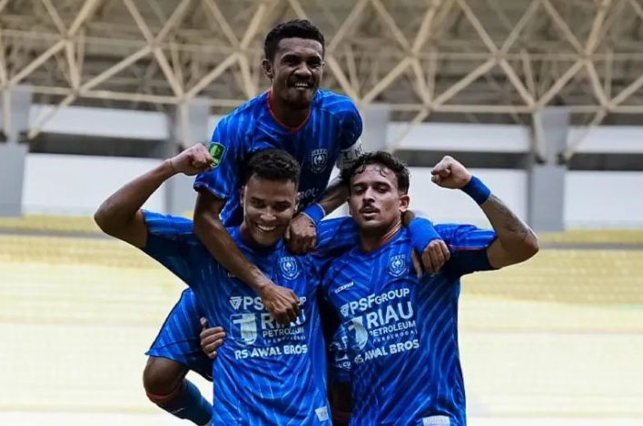 PSPS Pekanbaru Hajar Sriwijaya FC Enam Gol Tanpa Balas