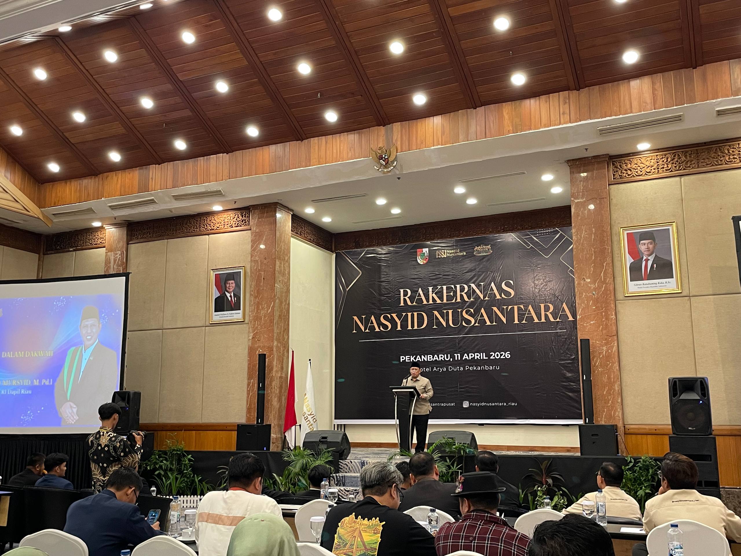 KH Muhammad Mursyid Berikan Motivasi pada Raker Nasional Nasyid Nusantara di Pekanbaru