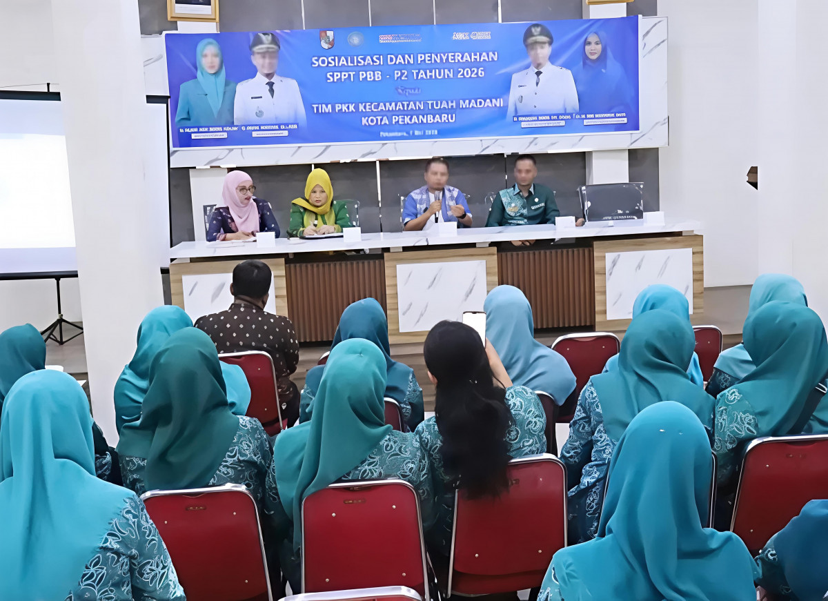 Gerakan Door to Door PKK, Cara Bapenda Pekanbaru Genjot Pajak Kendaraan dan PBB