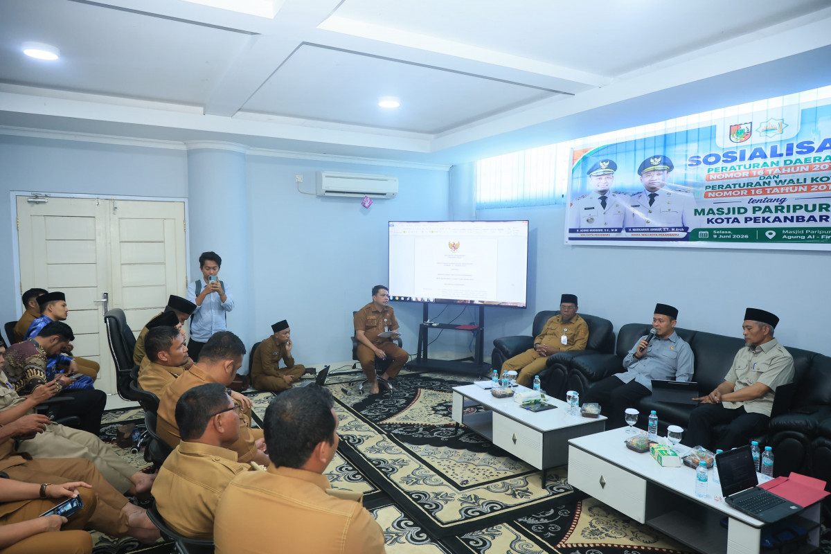 Wali Kota Pekanbaru Dorong Masjid Paripurna Lebih Mandiri