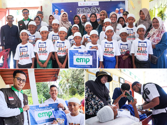 Menembus Pulau demi Senyum 115 Anak, PT ITA dan Yayasan Bakrie Amanah Hadirkan Layanan Khitan Jemput Bola