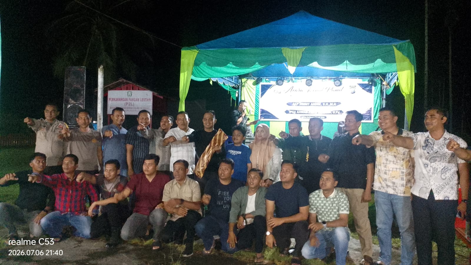 Suasana Haru Warnai Pisah Sambut Kapolsek Merbau