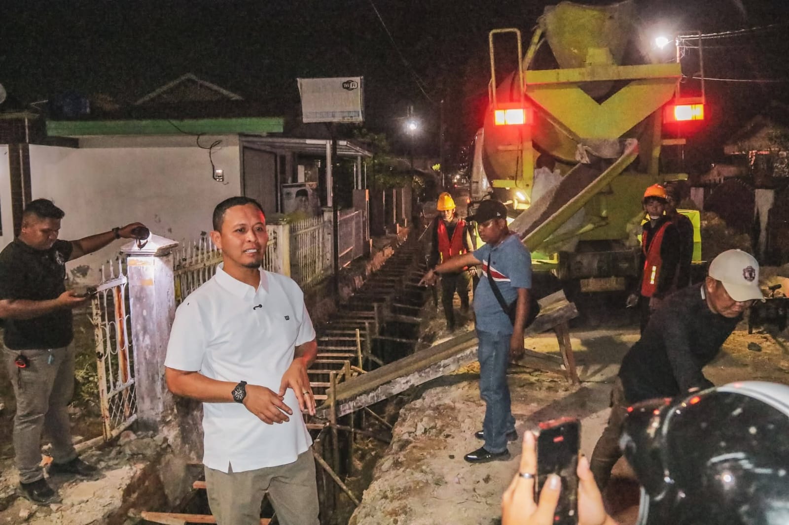Atasi Banjir, Pemko Pekanbaru Percepat Pembangunan Drainase di Jalan Embun Pagi