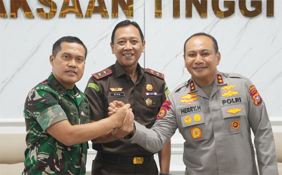 Polda, Kejati, dan TNI Riau Perkuat Sinergi untuk Penegakan Hukum Berintegritas