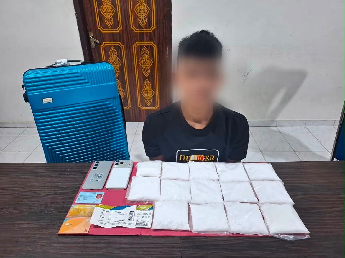Dua Kg Sabu Gagal Diselundupkan Melalui Bandara SSK II Pekanbaru