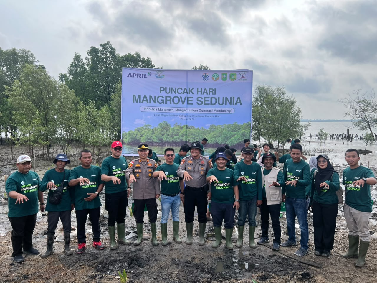 Camat Merbau Apresiasi PT RAPP, Forum Mangrove, dan KTH pada Peringatan Hari Mangrove Sedunia