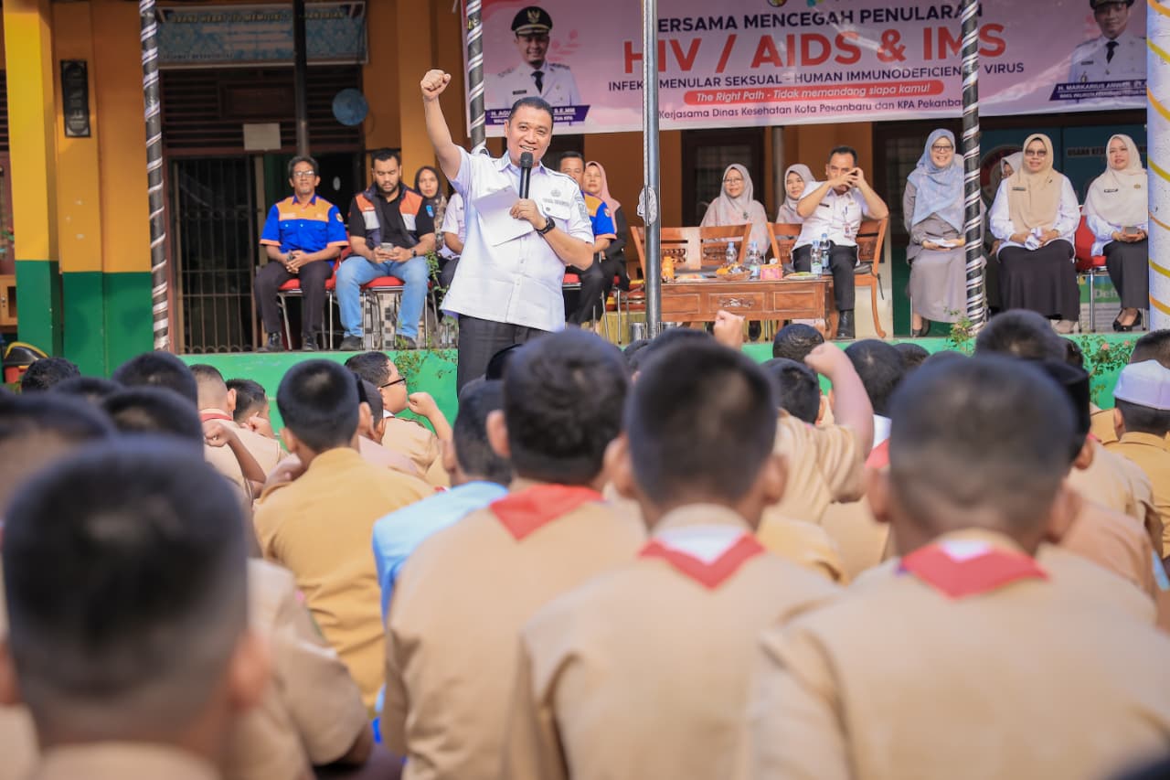 Persiapan GCMC IMT-GT ke-9, Wawako Pekanbaru Tinjau SMP Negeri 4