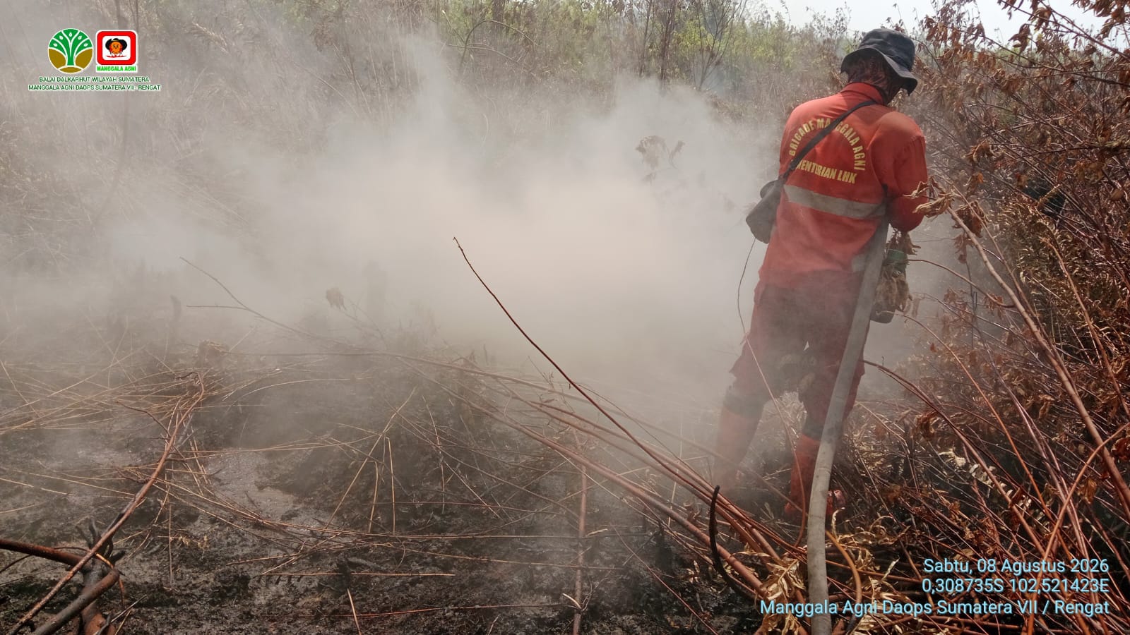 Kepala Api Karhutla Sungai Guntung Hilir Merangsek ke Hutan Primer, Alat Berat Tambahan Dikerahkan