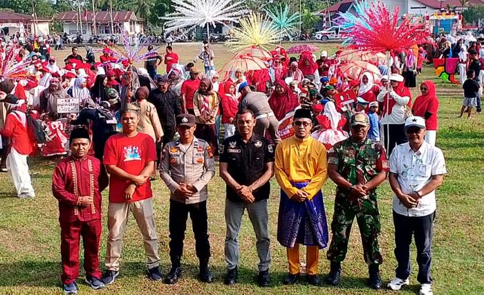 Korwil Pendidikan dan Kebudayaan Merbau Pacu Kreativitas Sekolah, Adu Cantik Gapura Sempena HUT RI