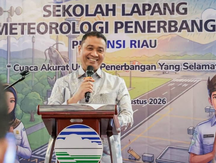 Wawako Pekanbaru Apresiasi Sekolah Lapangan Meteorologi Penerbangan 2026