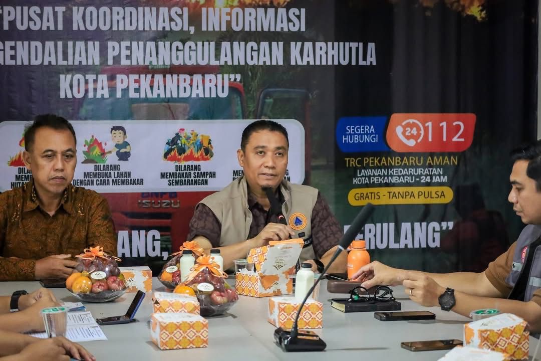 Titik Api Nol, Kualitas Udara Membaik, Pemko Pekanbaru Evaluasi Penanganan Karhutla