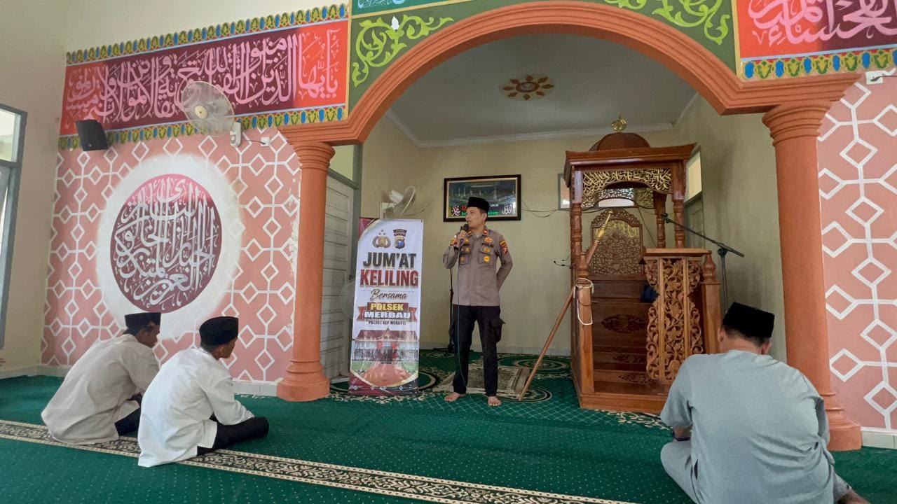 Antisipasi Karhutla, Polsek Merbau Imbau Warga Tak Bakar Sampah Saat Musim Kemarau