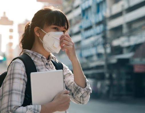 792 Kasus ISPA, Kabut Asap Selimuti Tembilahan, Hampir 19 Ribu Masker Dibagikan