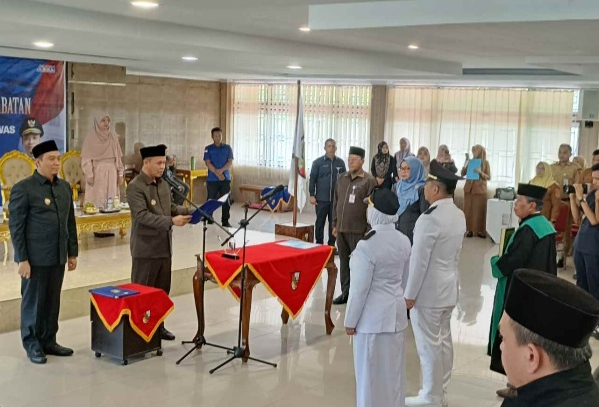 Wako Lantik 57 Pejabat, Kinerja Jadi Tolok Ukur Evaluasi
