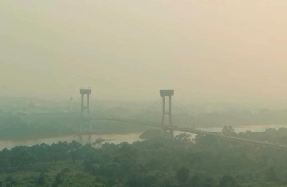 BPBD Sebut Nihil Titik Api, Kabut Asap Tetap Selimuti Siak