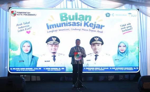 Pemko Pekanbaru Targetkan Tak Ada Anak Terlewat Imunisasi