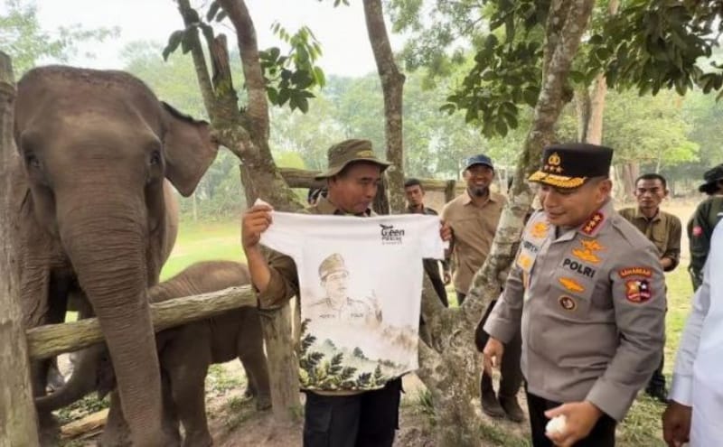 Pamit dari Riau, Komjen Herry Heryawan Titip Pesan Lestarikan Gajah dan Alam
