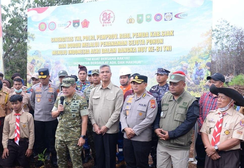 Green Policing dan Green Defense Bersatu, Siak Jadi Titik Gerak Pemulihan Lingkungan
