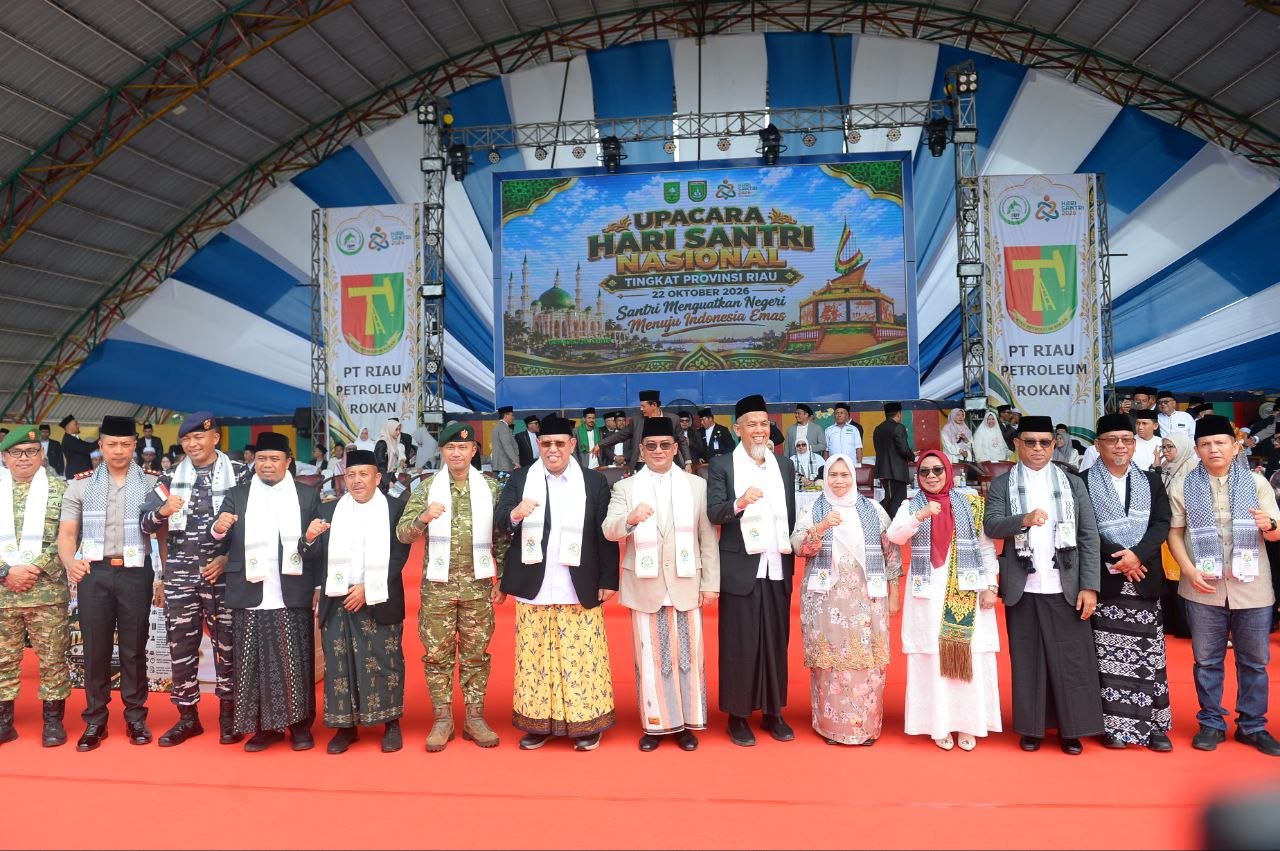 Hari Santri Nasional 2026, Sekda Riau Ajak Santri Jadi Penggerak Indonesia Emas