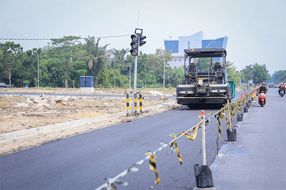 Simpang Arifin Ahmad–Sudirman Ditargetkan Beroperasi Desember 2026