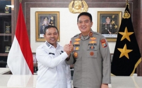 Gubernur Bertemu Kapolda Bahas PSU Siak