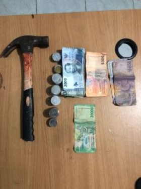 Suami Istri di Mandau Kompak Bobol Kotak Amal Masjid