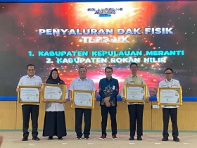 Meranti Raih Empat Penghargaan Kemenkeu Sekaligus