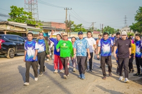 Ribuan Warga Meriahkan Jalan Santai dan Festival Olahan Ubi di Kulim
