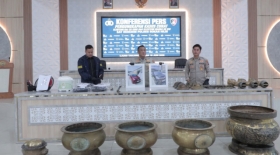 Polres Rohil Bongkar Sindikat Pencurian Hiolo Antar Kabupaten, Empat Tersangka Diamankan