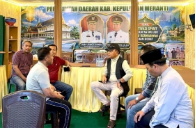 Tiba di Kuansing, Bupati Asmar Tinjau Kesiapan Stan Bazar Kafilah MTQ Meranti