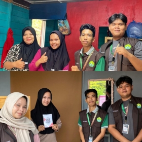Mahasiswa KUKERTA UNRI Bantu Digitalisasi UMKM Sungai Apit Lewat QRIS dan Google Maps