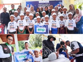 Menembus Pulau demi Senyum 115 Anak, PT ITA dan Yayasan Bakrie Amanah Hadirkan Layanan Khitan Jemput Bola