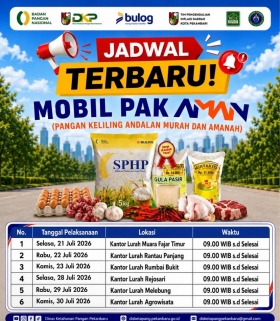 Jual Sembako Murah, Catat Jadwal dan Lokasi Mobil Pak Aman hingga 30 Juli 2026