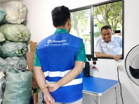 Tukar Sampah Jadi Uang, Waste Station di RTH Putri Kaca Mayang Mulai Beroperasi