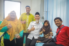 Wali Kota Dumai Temui Siswa yang Diduga Keracunan MBG di Rumah Sakit, Pastikan Dapat Perawatan Terbaik