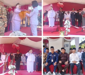 Detik-Detik Proklamasi ke-81 RI di Kecamatan Merbau Berlangsung Khidmat