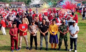 Korwil Pendidikan dan Kebudayaan Merbau Pacu Kreativitas Sekolah, Adu Cantik Gapura Sempena HUT RI