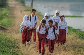 Kualitas Udara di Rohul Membaik, Siswa Kembali ke Sekolah