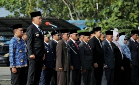 Bupati Asmar Pimpin Upacara Hari Kesaktian Pancasila di Meranti