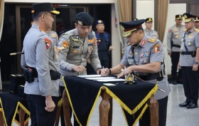 Dilantik Jadi Kabaharkam Polri, Komjen Herry Heryawan Bicara Amanah dan Pengabdian