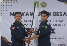 Jerry Aprianto Pribadi Ketua Umum Hipmam-Pekanbaru Periode 2026-2028