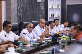 Ketua DPRD Meranti Bahas Pembangunan Jembatan Suak Nipah Bersama OPD dan Perusahaan
